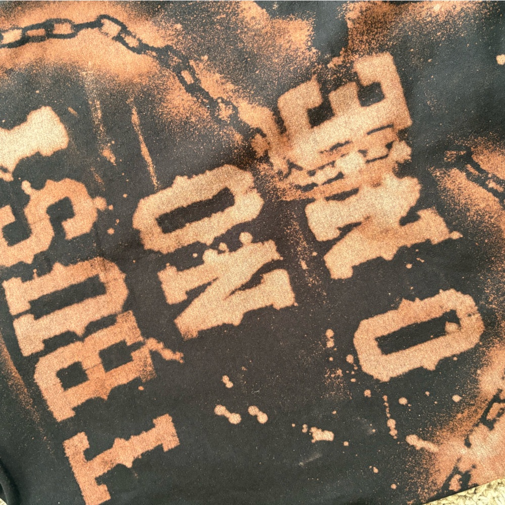 Black and Orange Graphic Men's Jacket